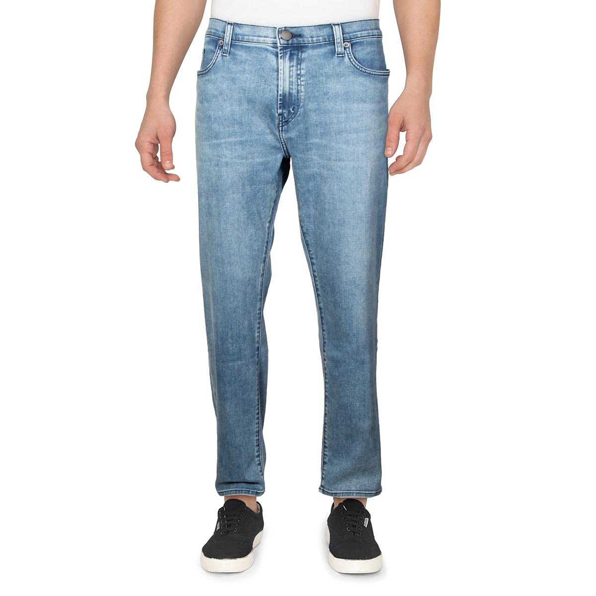 J Brand Men's Kane Dark Wash Straight Leg Jeans - Classic Slim Fit Denim Pants for Casual Wear & Everyday Style