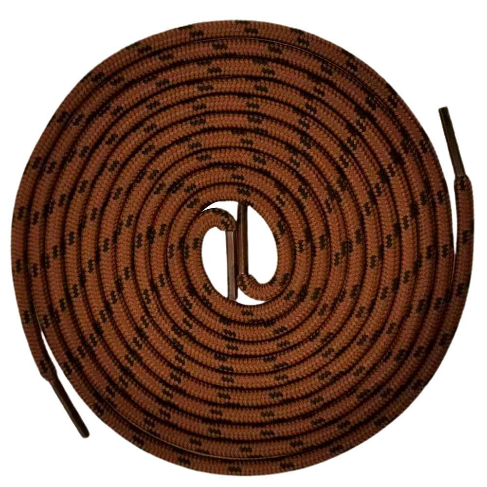 VSUDO Round Work Boot Laces - Heavy Duty Outdoor Hiking & Climbing Shoestrings for Men & Women - Perfect for Construction, Hunting, and Work Boots