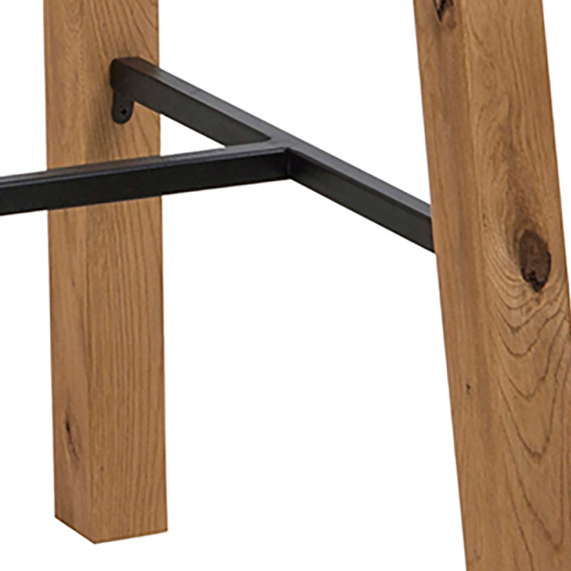 TAINA 117cm Bar Table - Solid Wood Wild Oak Finish - Perfect for Kitchen Island, Dining Room & Outdoor Patio