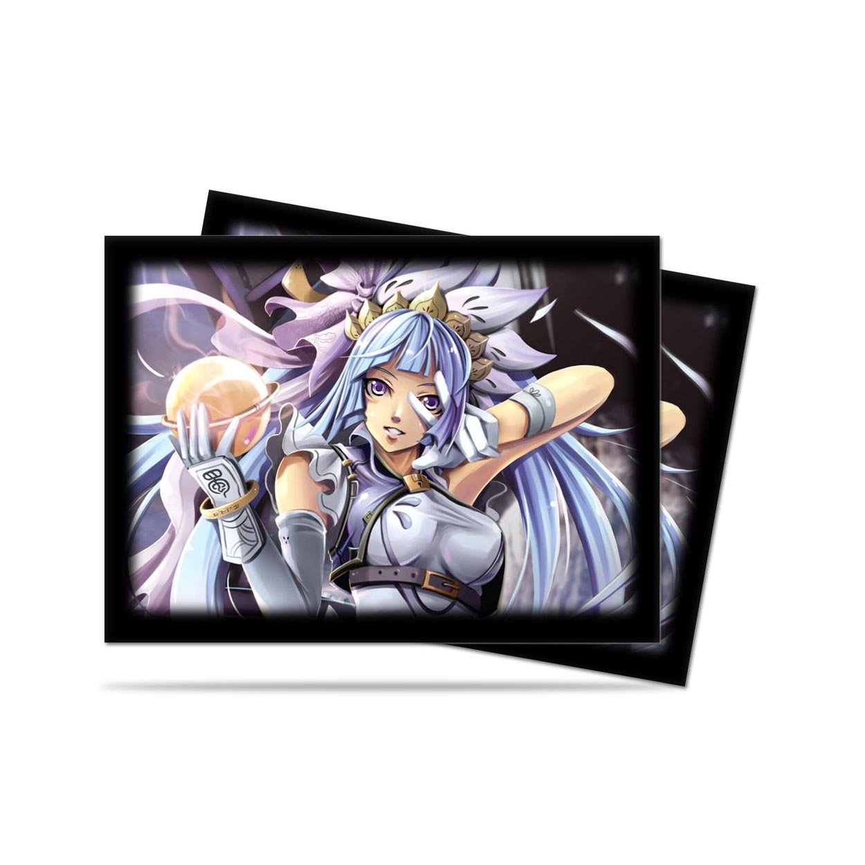 Anime MU Huang HOU Generals Trading Card Game Deck Protectors - Premium Sleeves for MTG, Yu-Gi-Oh, and Collectible Card Games (Set of 50) - Perfect for Tournaments, Game Nights, and Card Collection Protection