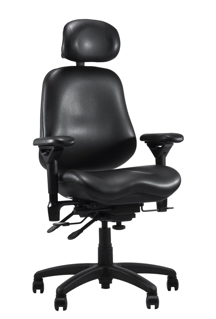 ErgoGenesis Compact Back J3407 - Ergonomic Office Chair for Home & Work - Adjustable Lumbar Support & Breathable Mesh - Perfect for Long Hours Sitting at Desk or Gaming