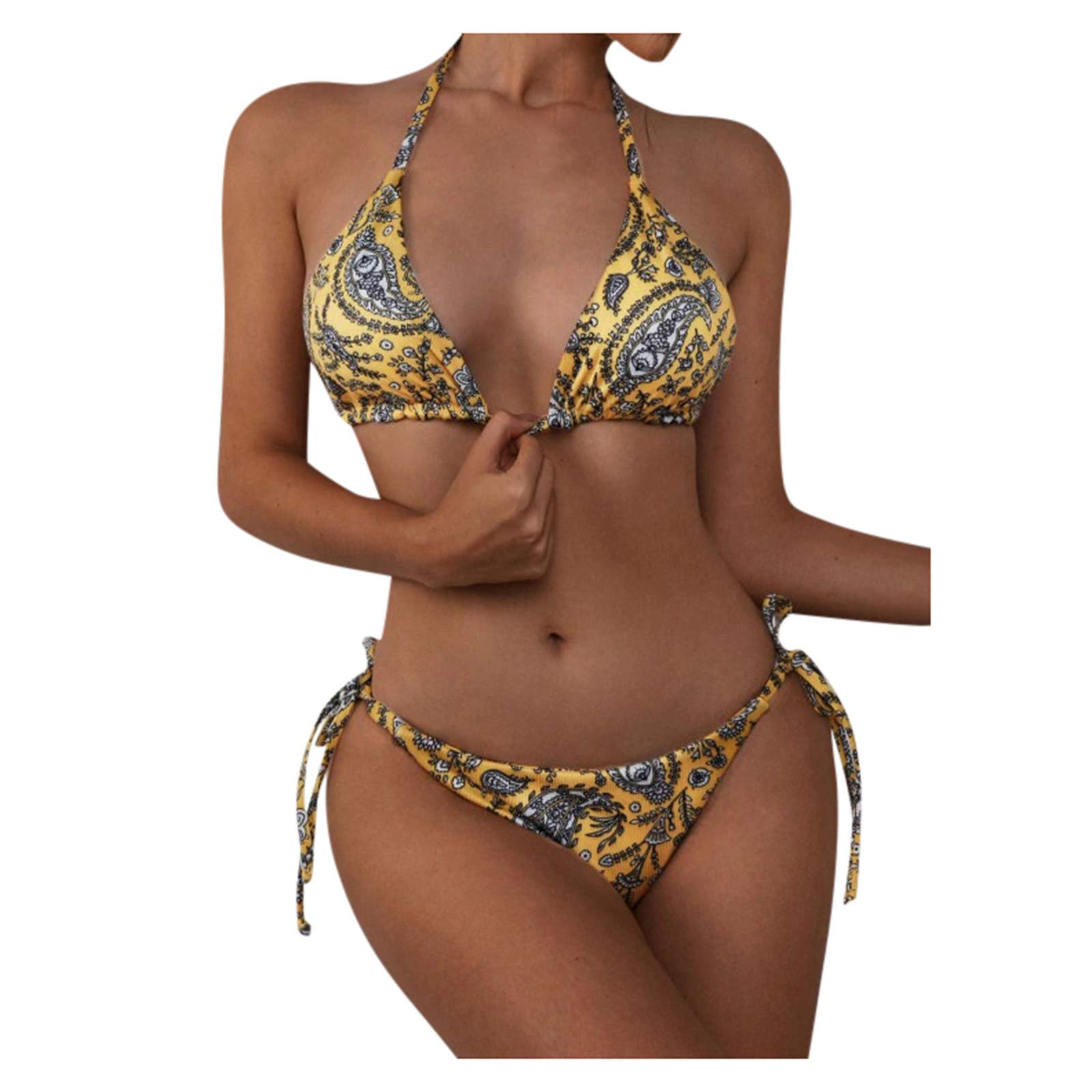 High Waisted Tummy Control Bikini Set for Women - Sexy Two Piece Swimwear for Beach, Pool & Vacation | Women's Swimsuits with Adjustable Straps & Comfortable Fit