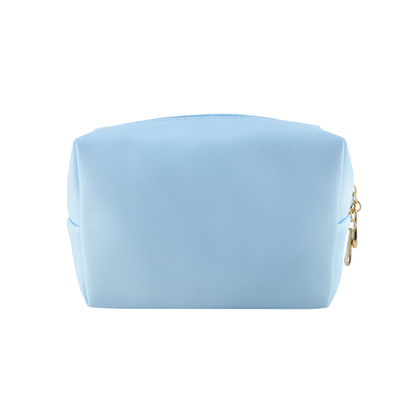 Waterproof Small Makeup Bag for Women - Portable Travel Cosmetic Pouch & Toiletry Organizer (Bright Blue) - Perfect for Daily Use, Gym, Vacation & On-the-Go Essentials