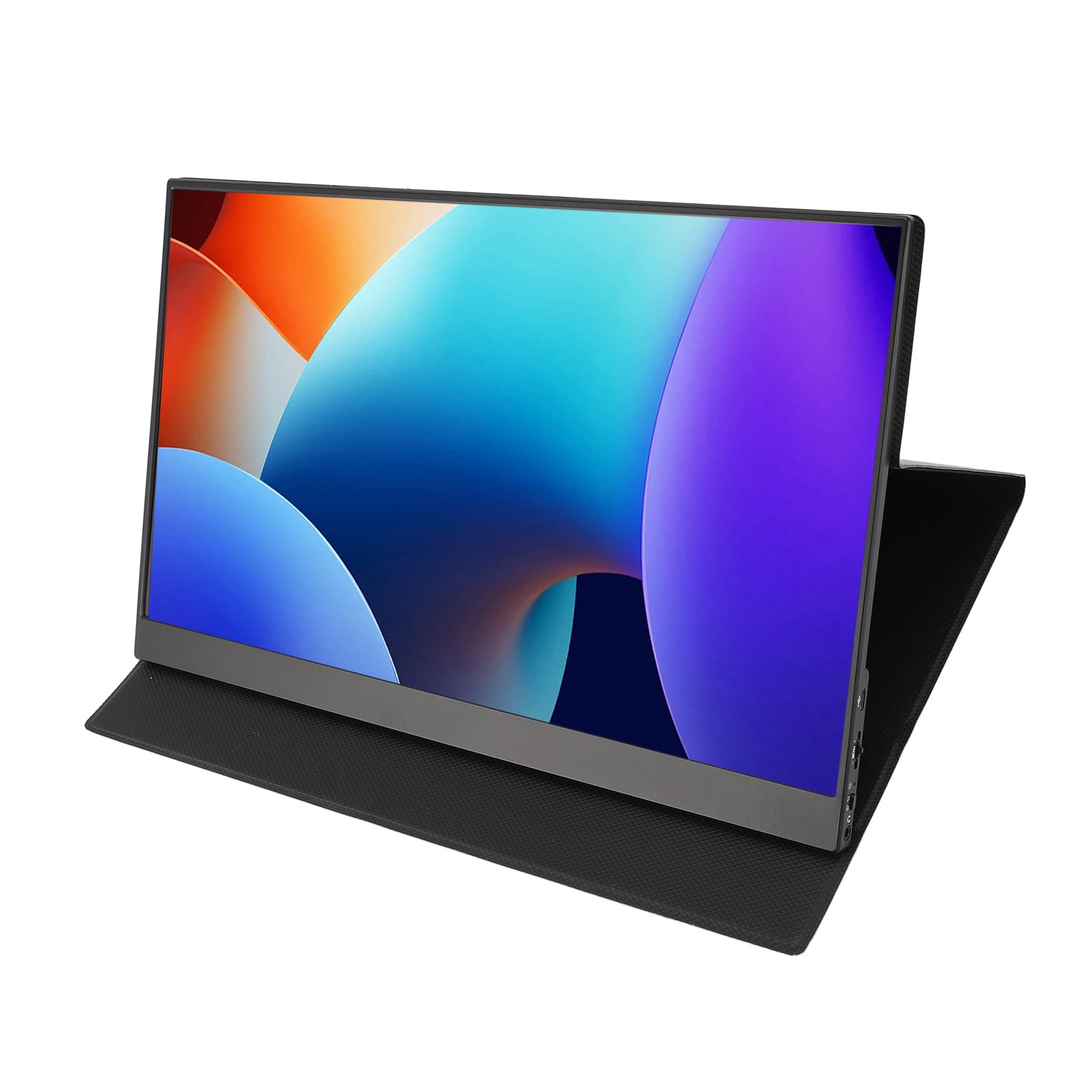 15.6 Inch Portable USB C Touchscreen Monitor - 1920x1080P Full HD Display, Ultra Thin Lightweight Second Screen with PU Leather Cover for Business Presentations, Gaming, and Remote Work