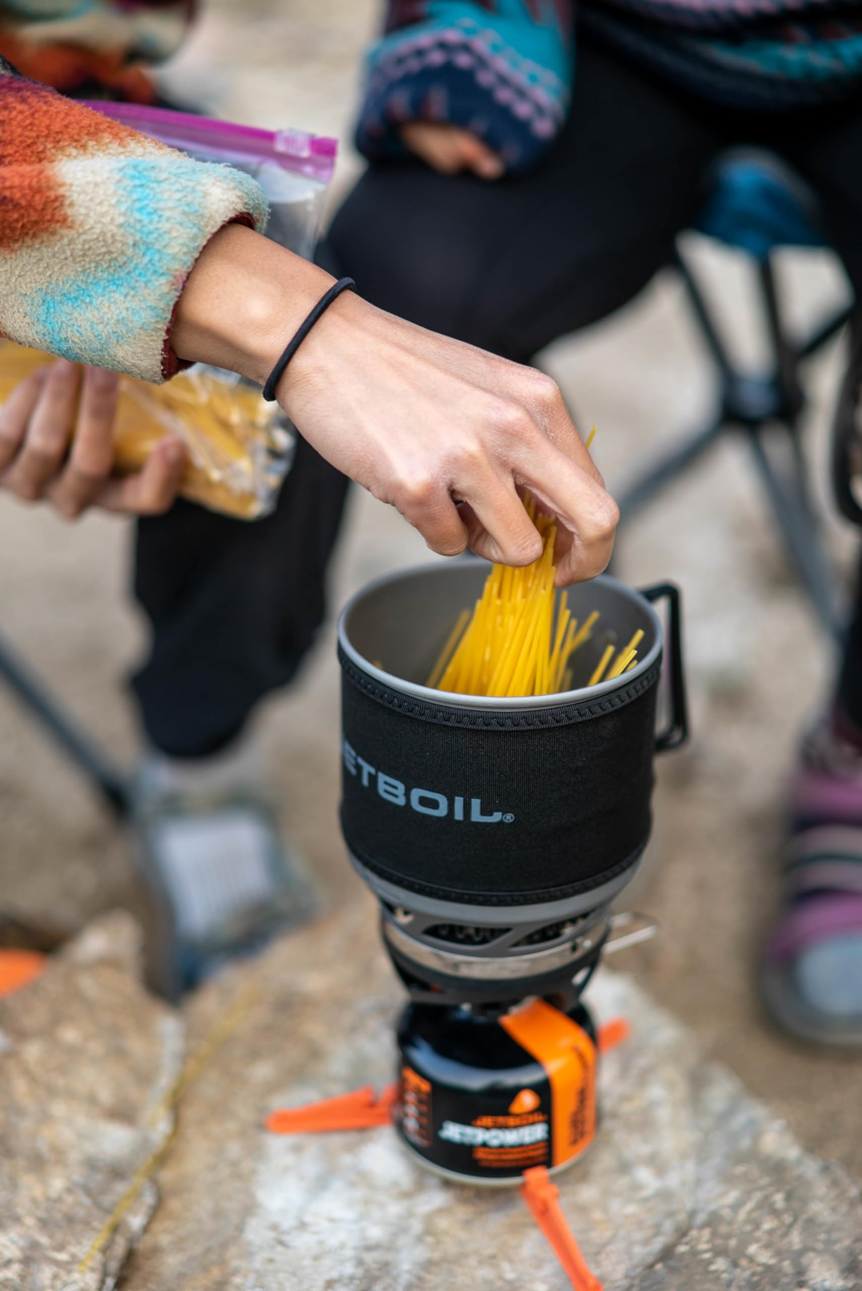 Jetboil MiniMo Compact Camping Stove - Portable Backpacking Cooking System with Adjustable Flame Control - Perfect for Hiking, Backpacking & Outdoor Adventures