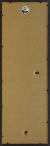 Frame USA 11.75x36 Deluxe Polystyrene Plastic Poster Frame (Black) - Made in USA - Wall Art Display for Home, Office & Classroom Decor