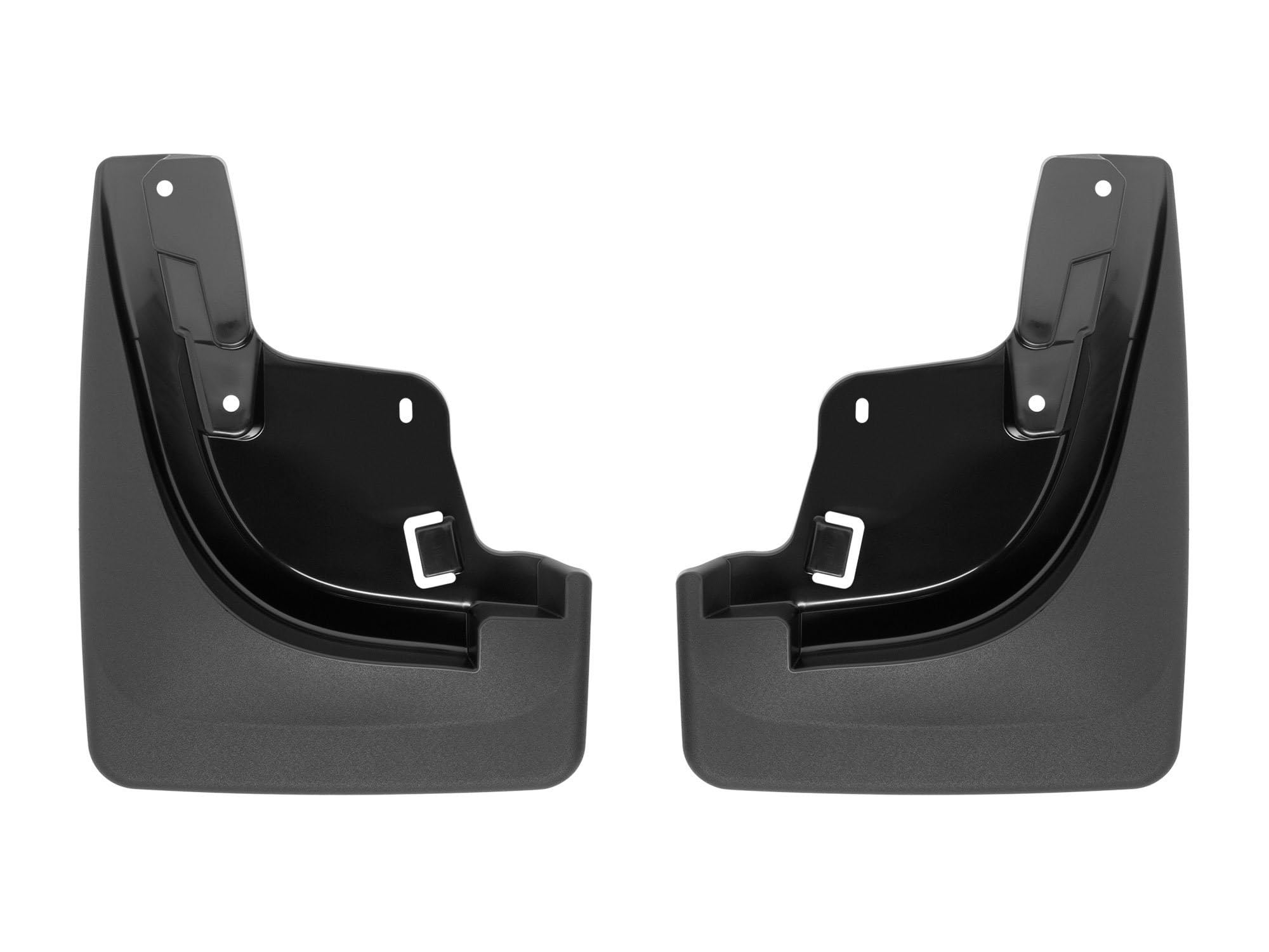 WeatherTech Custom No Drill Splash Guard Mud Flaps for Jeep Grand Cherokee - Front Pair (110123), Black - Durable Protection Against Road Debris & Mud for Off-Road & Daily Driving