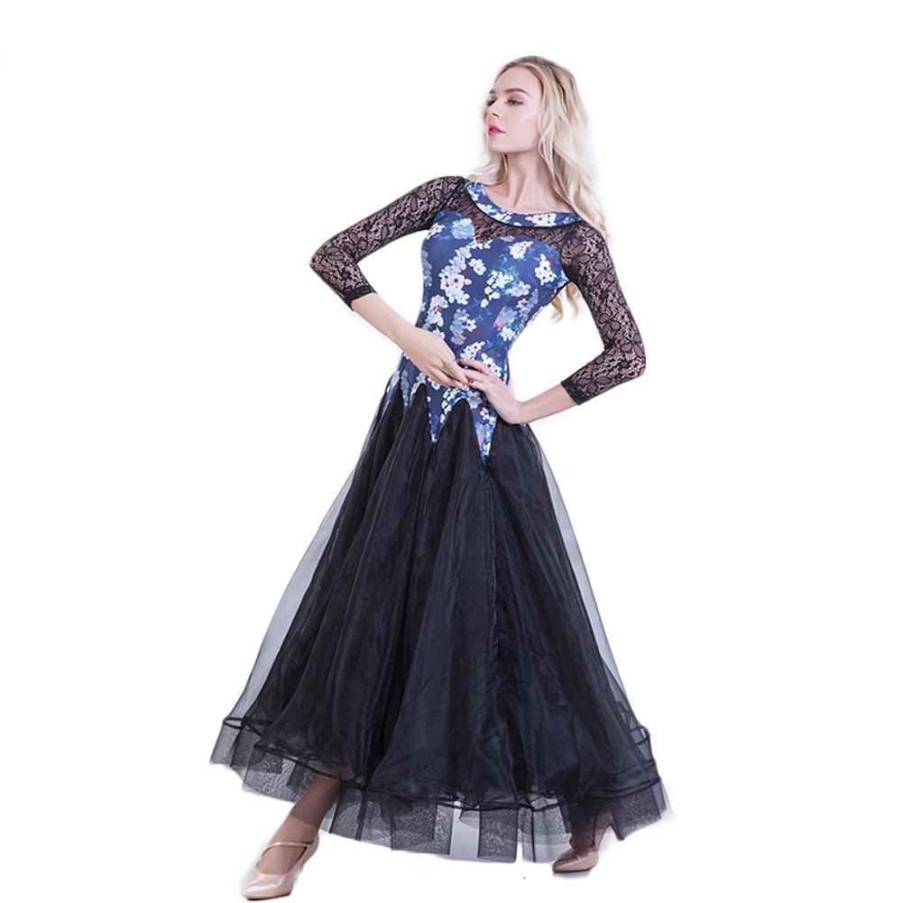 Elegant Women's Ballroom Dance Dresses for Competition & Performance - Modern Waltz, Foxtrot Standard Dancewear | Perfect for Professional Dance Events & Social Dancing