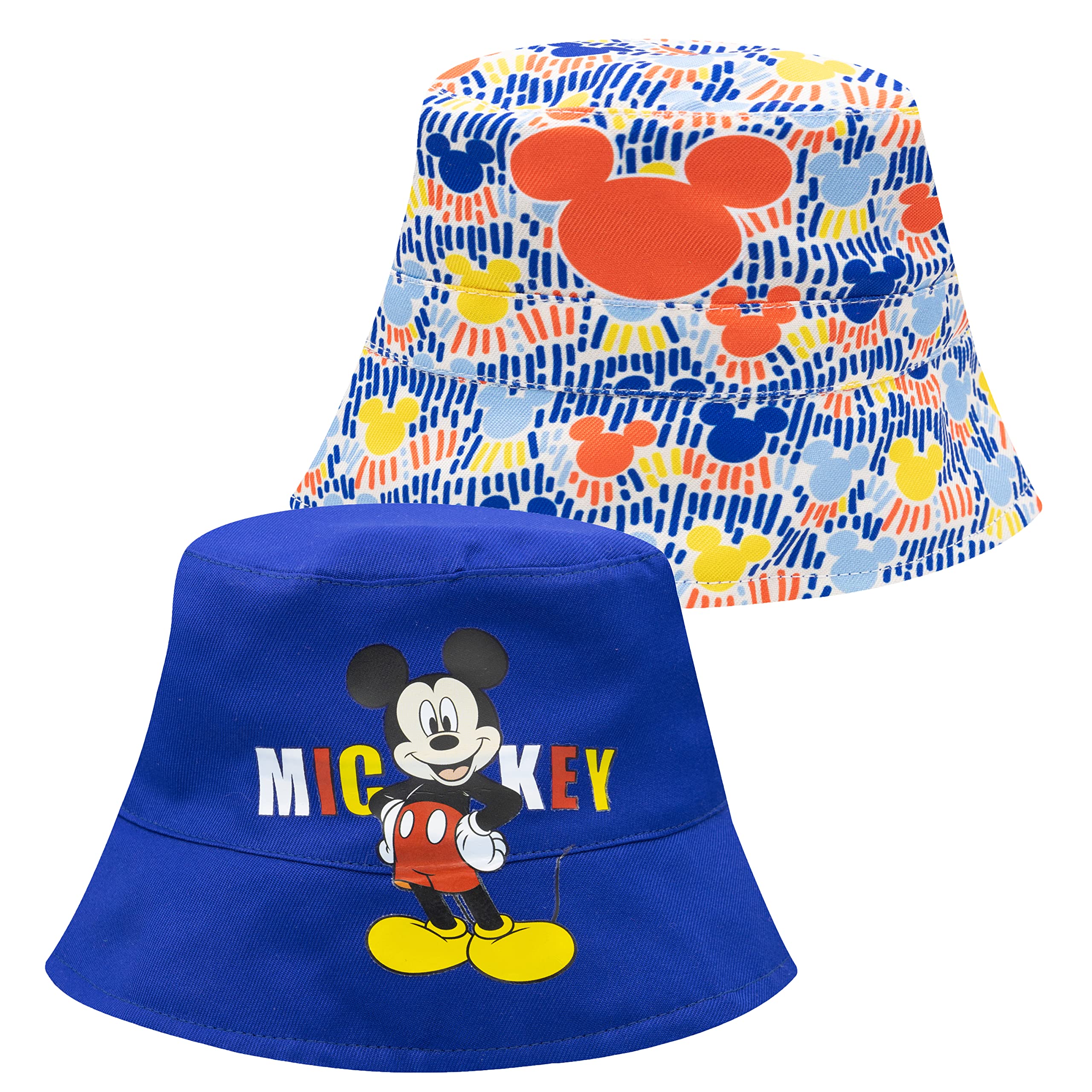 Mickey Mouse Kids Bucket Hat for Boys & Girls - Summer Toddler Sun Protection Hat - UV Baby Beach Hat for Outdoor Play, Pool Party & Vacation