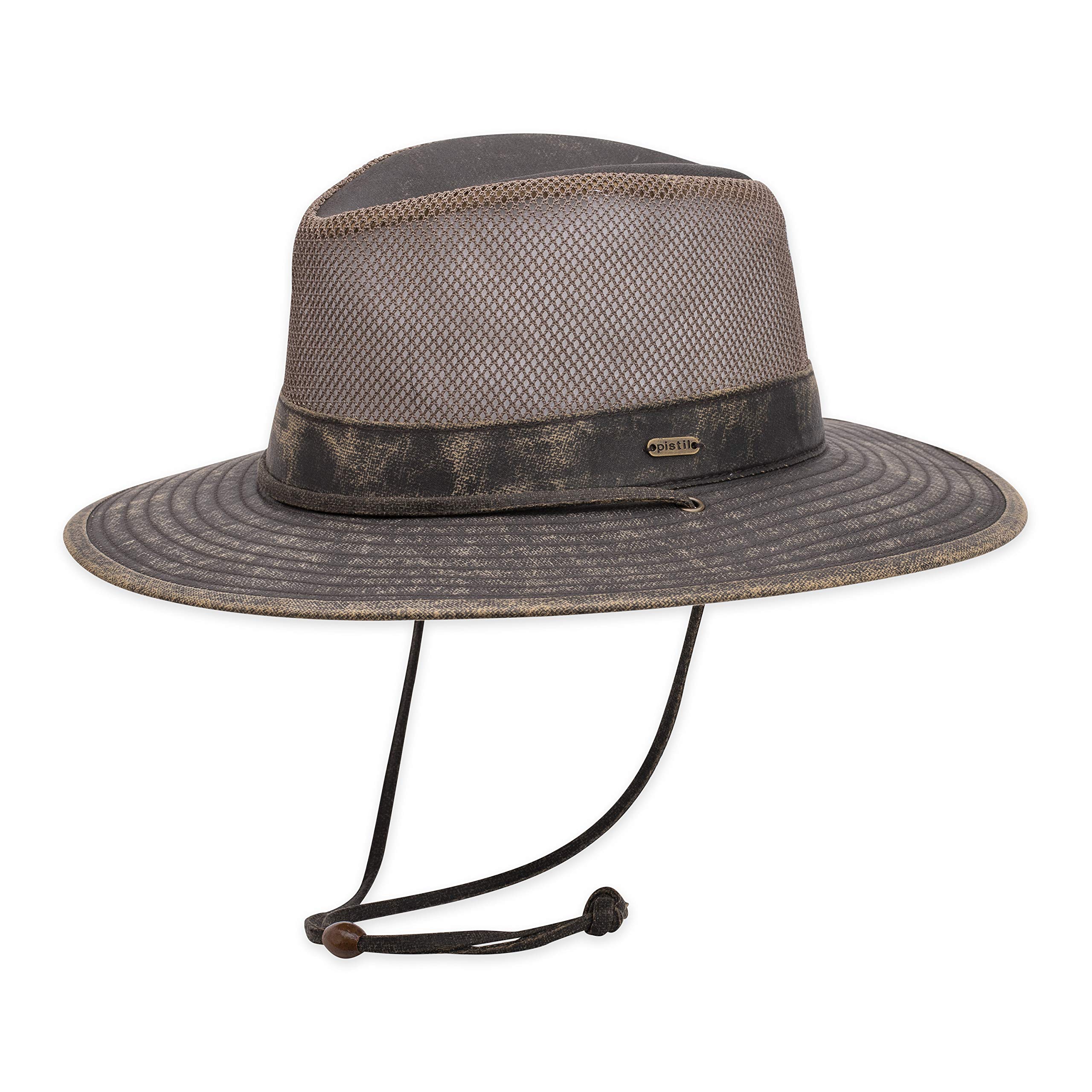 Pistil Men's Colton UPF 50+ Sun Hat for Outdoor Activities - Wide Brim Summer Hat for Hiking, Fishing, Beach & Travel