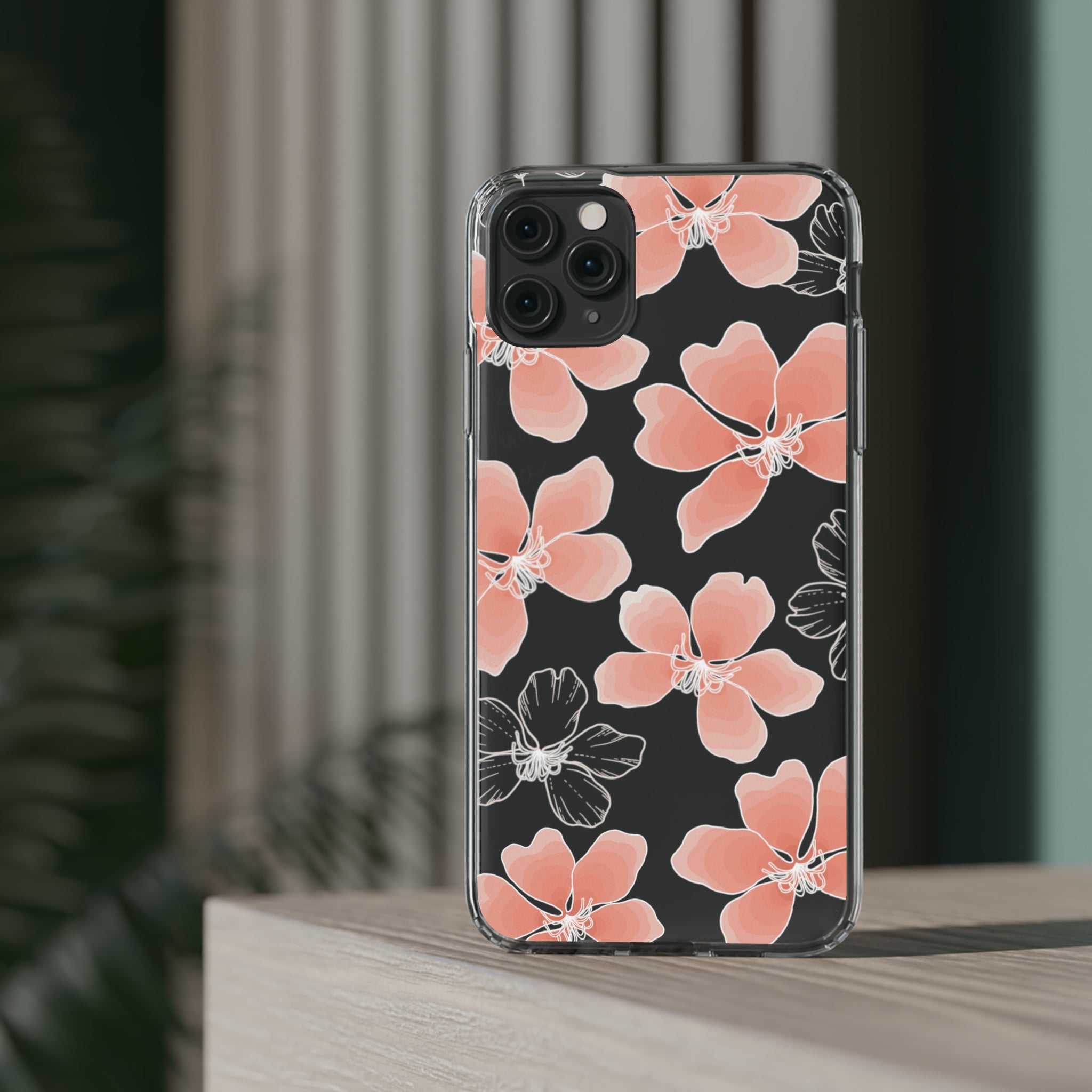 Hong Kong Orchid Clear Phone Case - Slim Protective Cover for iPhone & Samsung | Perfect for Everyday Use, Travel & Gifting