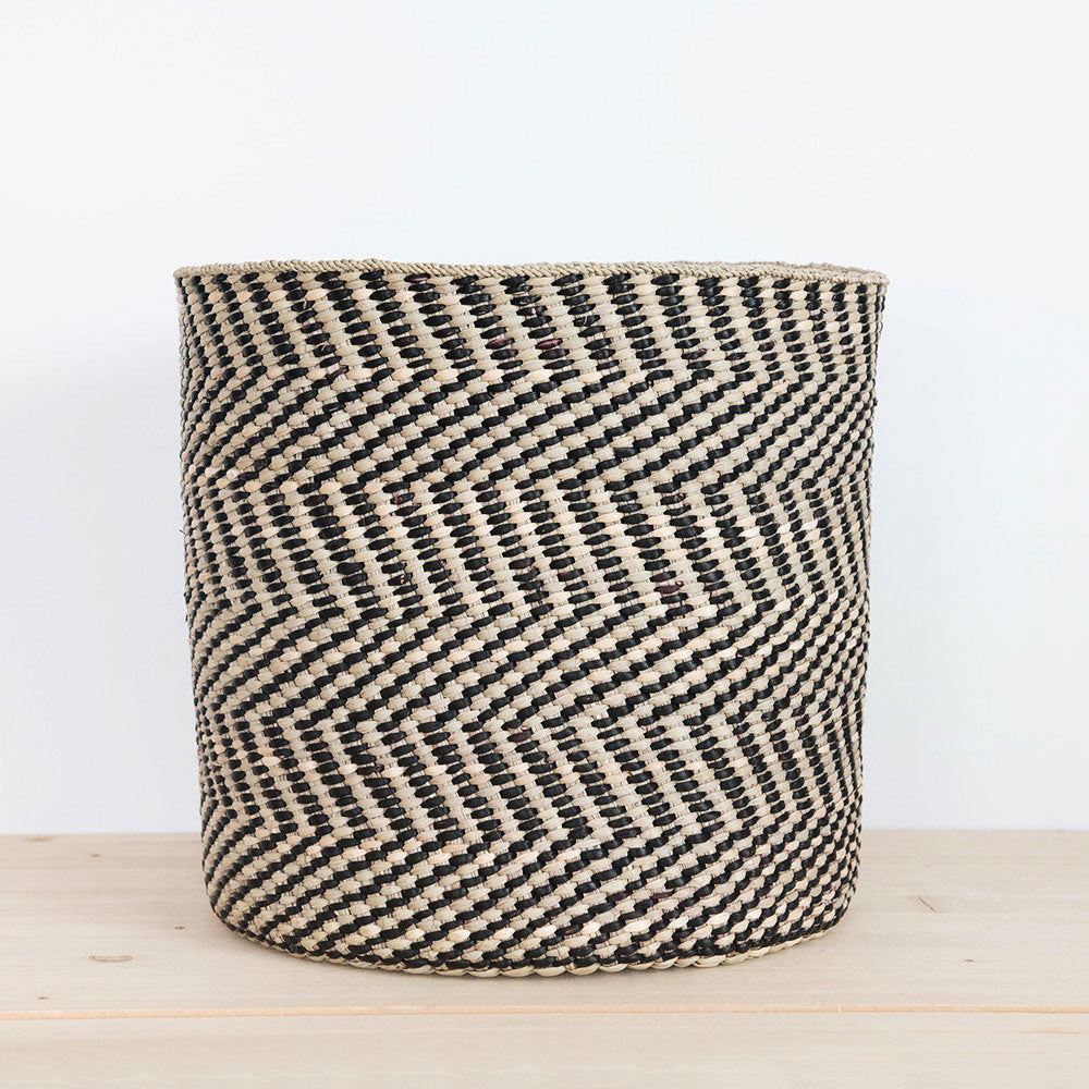 Milulu Reed Storage Basket - Natural Woven Organizer for Home, Office & Nursery | Perfect for Laundry, Toys, Blankets & Decor