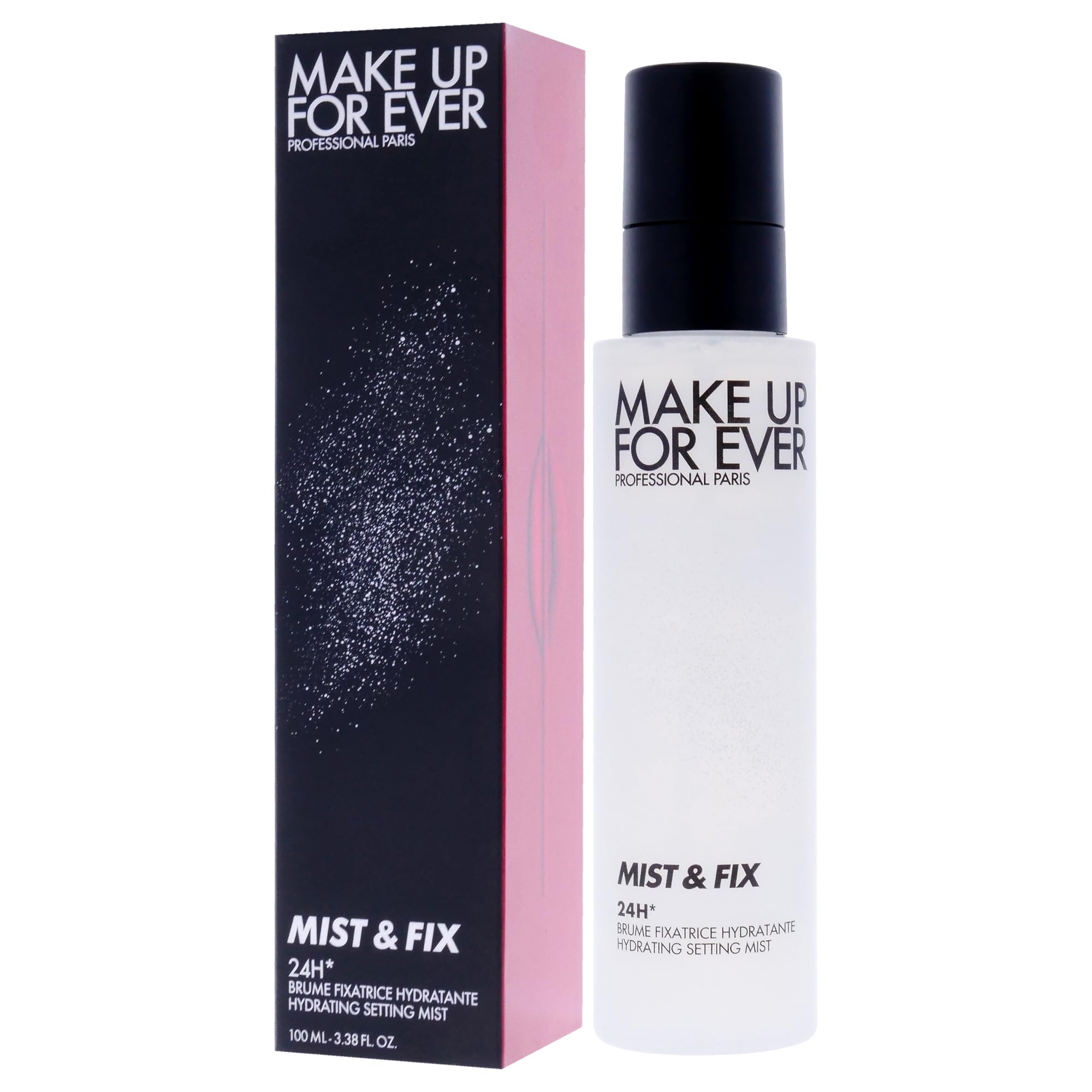 Make Up For Ever Mist & Fix 24-Hour Hydrating Setting Spray - 3.4 oz | Long-Lasting Makeup Finish for Women | Perfect for Weddings, Photography & All-Day Wear