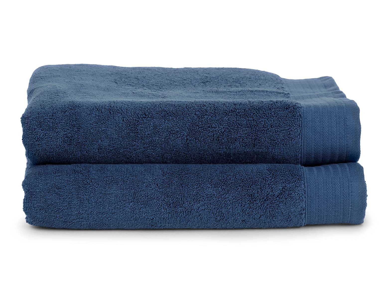 Luxury Bath Towels Set of 2 - 100% Turkish Cotton, Super Soft & Highly Absorbent - Teal Color for Spa, Bathroom & Hotel Use