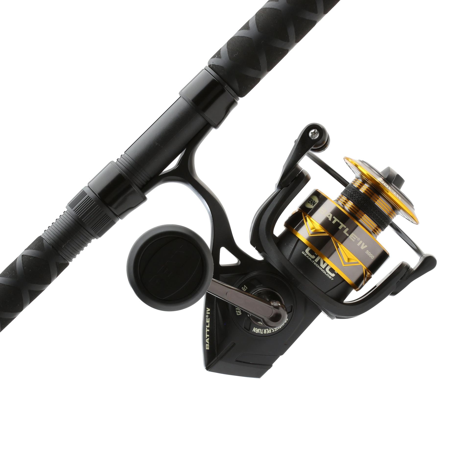 Battle IV Spinning Rod and Reel Combo - Premium Fishing Gear for Freshwater & Saltwater Anglers - Perfect for Bass, Trout, and Walleye Fishing