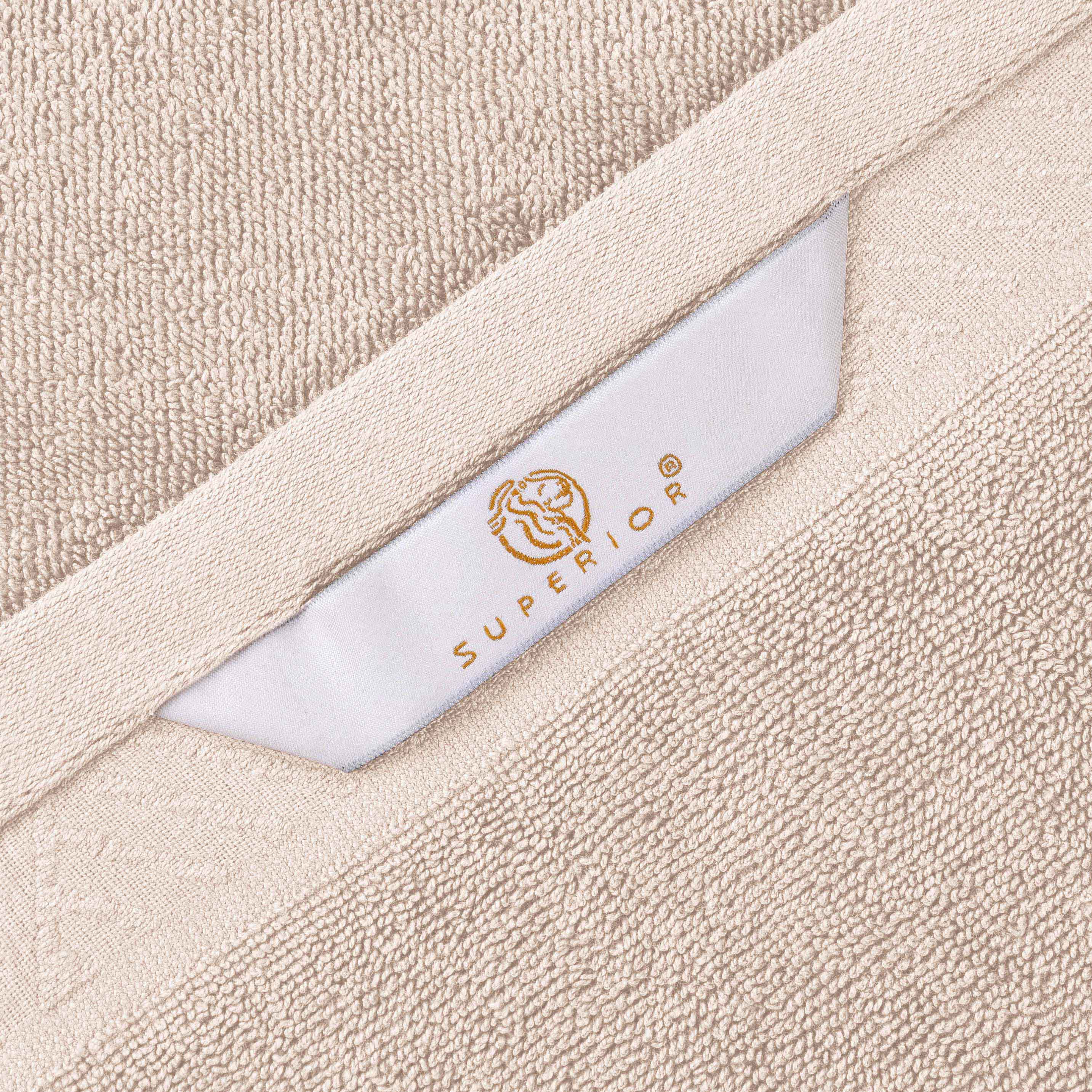 Luxury 6-Piece Egyptian Cotton Towel Set - Basketweave Jacquard & Solid Design - Ultra Soft & Absorbent Bath Towels for Spa, Hotel, or Home Use