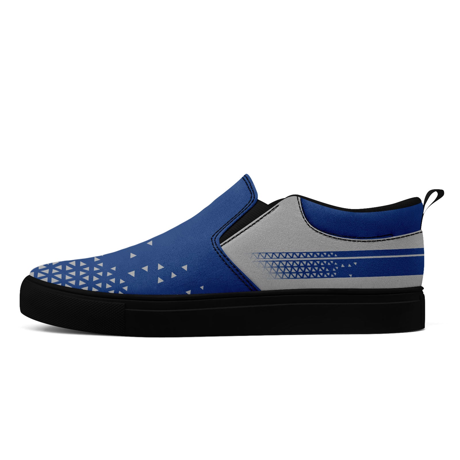 Custom Personalized Slip-On Canvas Sneakers - Handmade Breathable Lightweight Shoes for Men & Women - Perfect for Casual Wear, Walking & Street Fashion (Style: FN071 E023042)