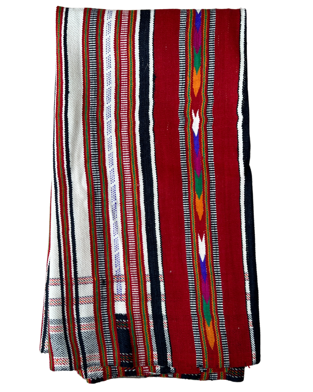 Handmade Tribal Woven Fabric - Large Bohemian Throw Blanket for Sofa, Bed & Outdoor Picnics - Ethnic Home Decor & Cozy Living Room Accessory