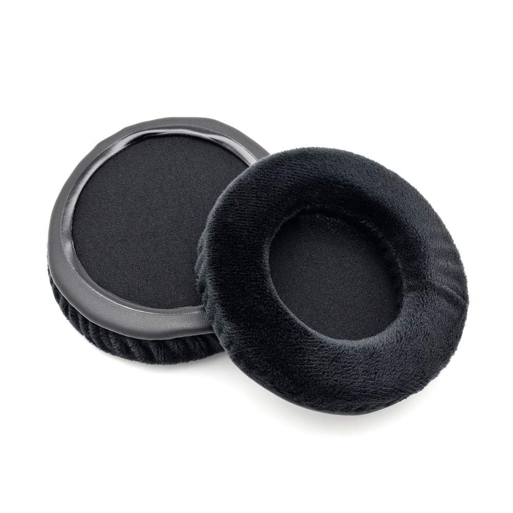 Velvet Ear Pads Replacement Cushions - Soft Foam Ear Covers for Superlux HD681EVO HD668B HD669 HD662 HD662B Headphones (Grey) - Perfect for Gaming, Music & Long Wear Comfort