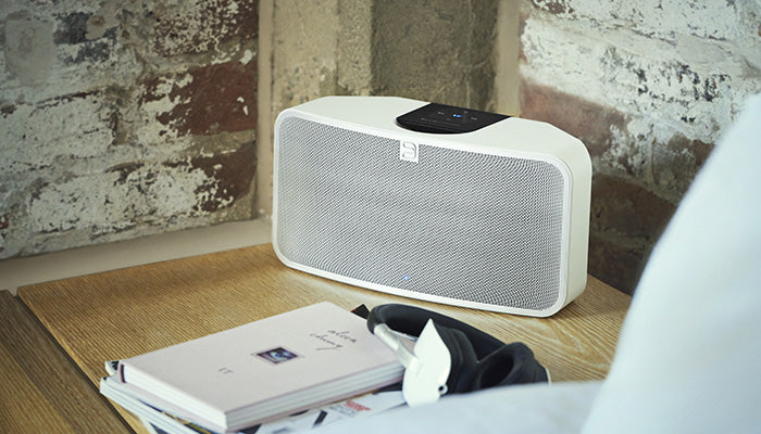 Bluesound Pulse Mini 2i Wireless Multi-Room Speaker with Hi-Fi Sound | WiFi & Bluetooth Streaming for Home, Office, and Outdoor Parties
