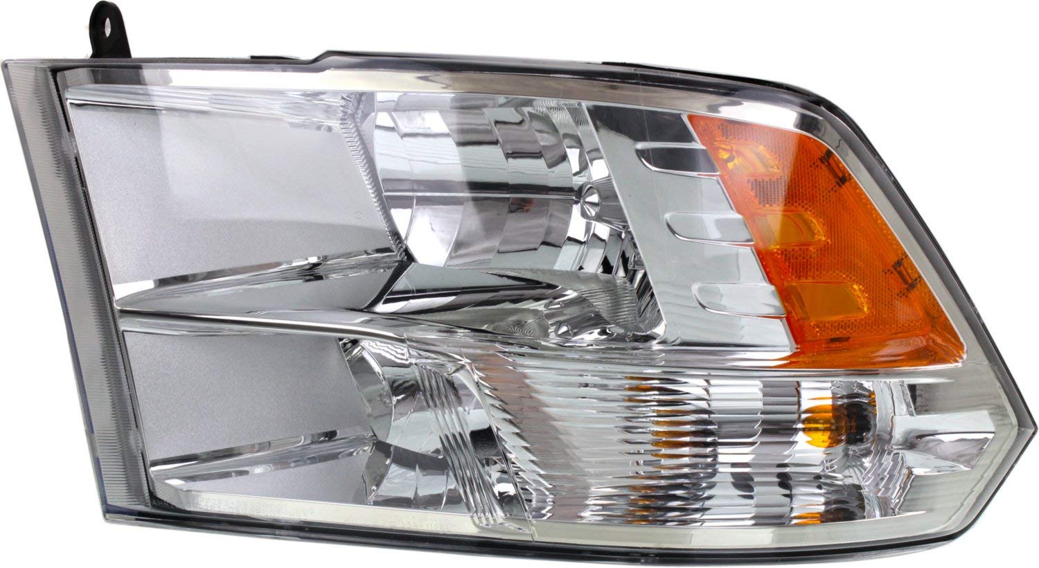 Garage-Pro Replacement Headlight Assembly for Ram 1500/2500 (2013-2018) - Driver & Passenger Side Halogen Headlights with Bulbs, Compatible with Quad Light Models (No DRL) - Replaces OEM #68096438AJ/68096439AJ | Perfect for Night Driving & Off-Road Adventures