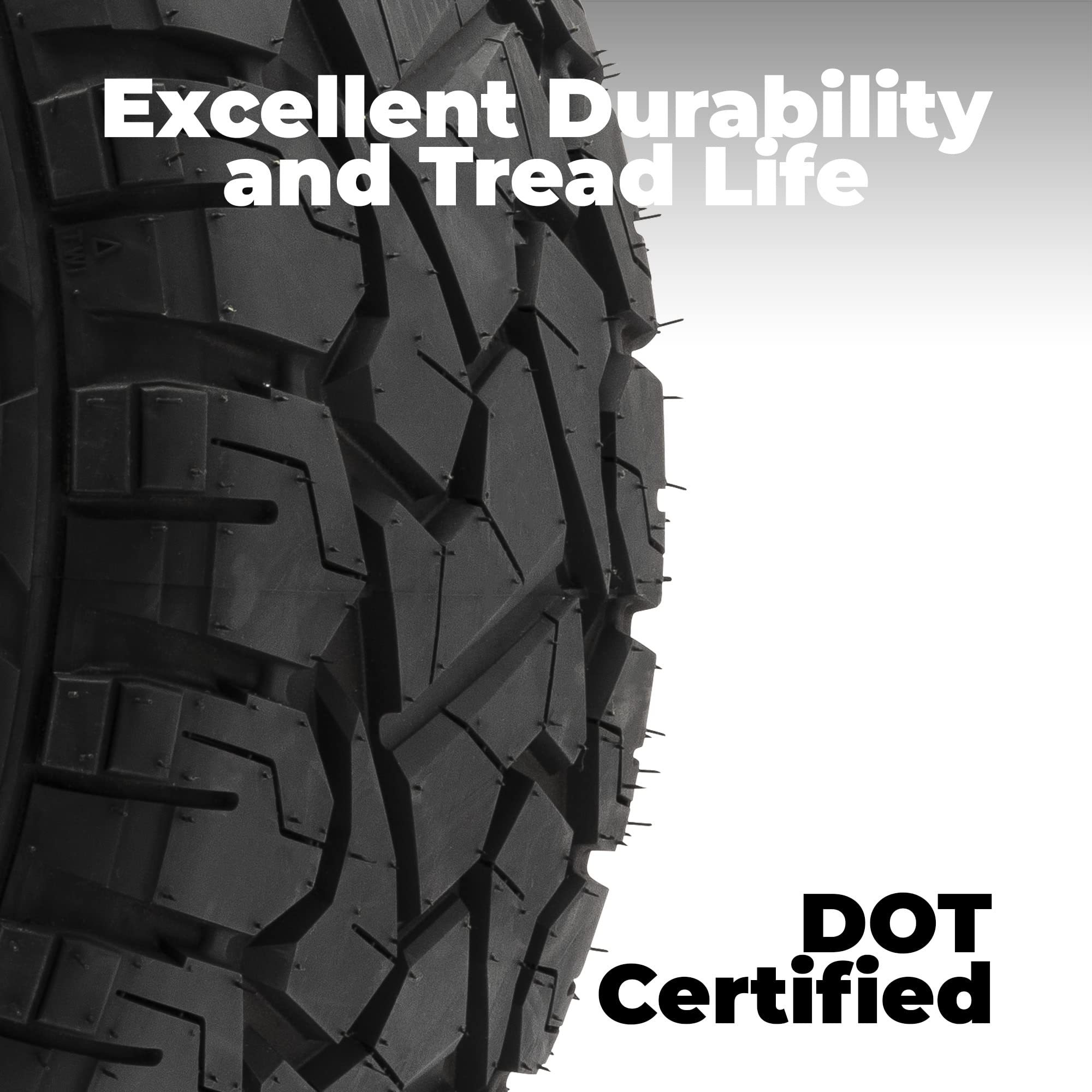 Xcomp Gladiator 23x10-14 DOT Golf Cart Tires - Set of 4 Steel Belted All-Terrain Tires for Golf Carts & Utility Vehicles - Perfect for Golf Courses, Campgrounds & Off-Road Use