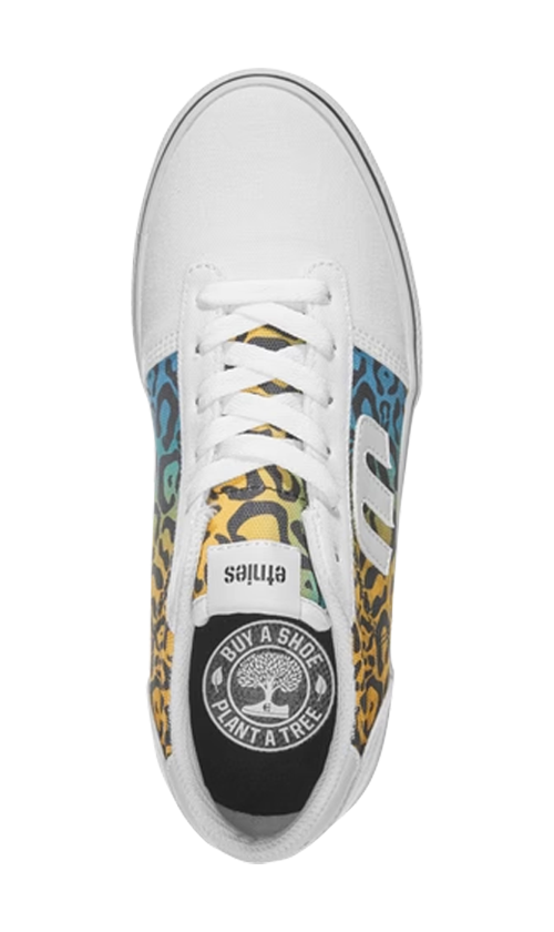 Etnies Calli Vulc Women's Skate Shoes - White/Print Design - Perfect for Skateboarding & Casual Wear