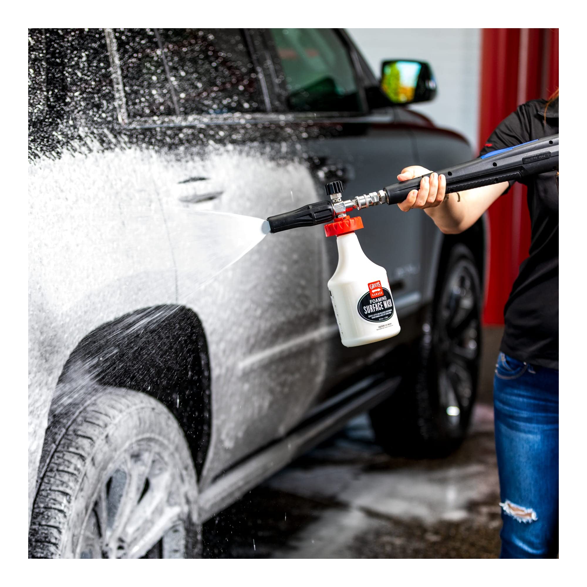 Griot's Garage B3203 BOSS Foaming Surface Wash 35oz - Premium Car Wash Soap for Foam Cannon & Hand Washing - Safe for All Vehicle Surfaces - Perfect for Detailing, Washing Cars, Trucks & Motorcycles