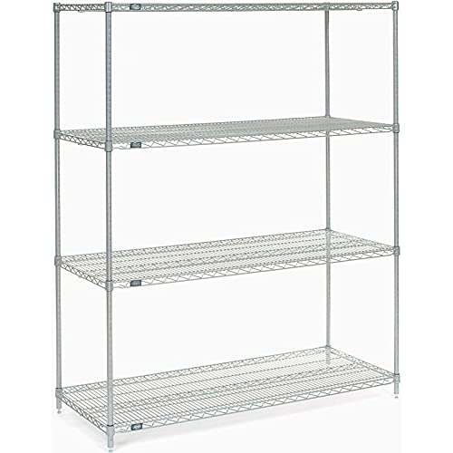 Nexel 4-Tier Adjustable Wire Shelving Unit 21