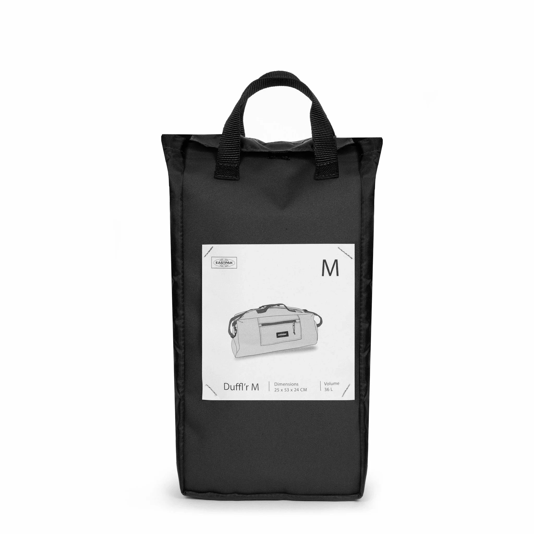 Eastpak Duffl'R M Backpack - Durable Travel & School Backpack for Men & Women - Perfect for Commuting, Work & College - Black