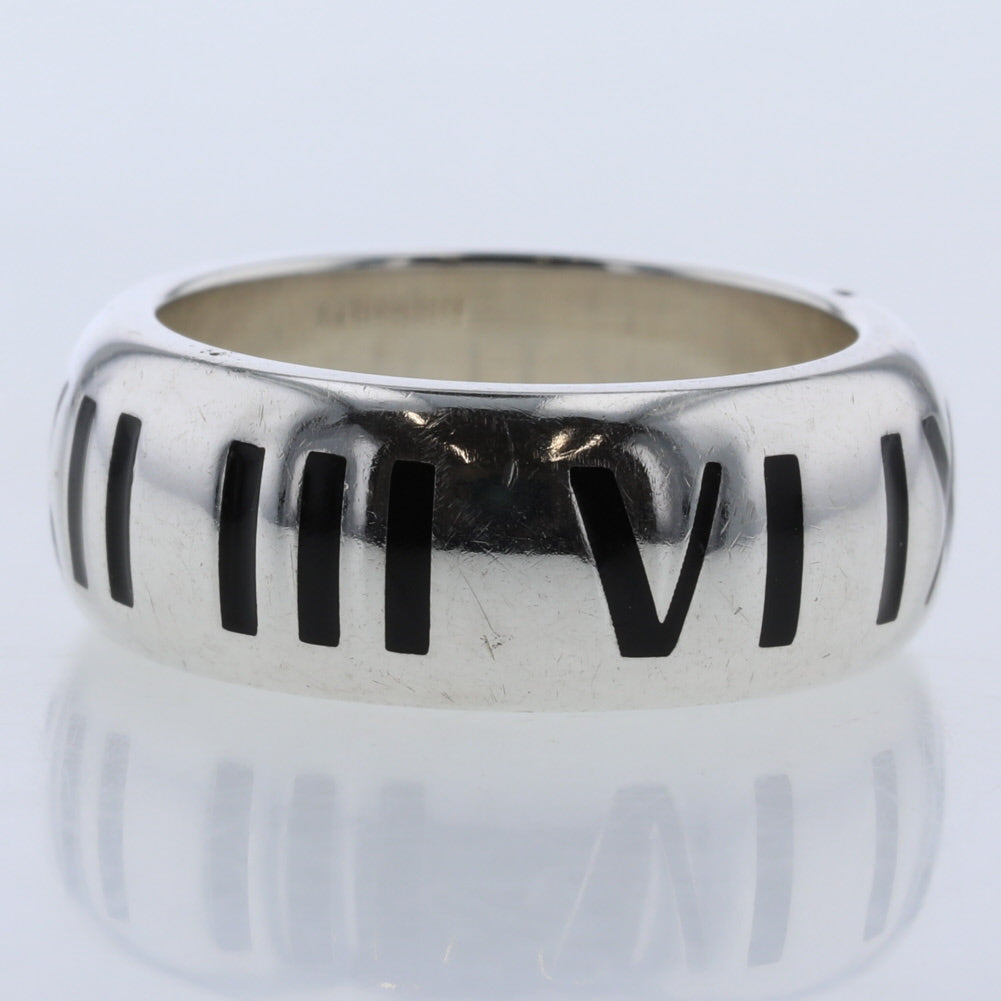 2003 Atlas Band Ring - Vintage Inspired Silver Ring for Men & Women - Perfect for Weddings, Anniversaries & Everyday Wear