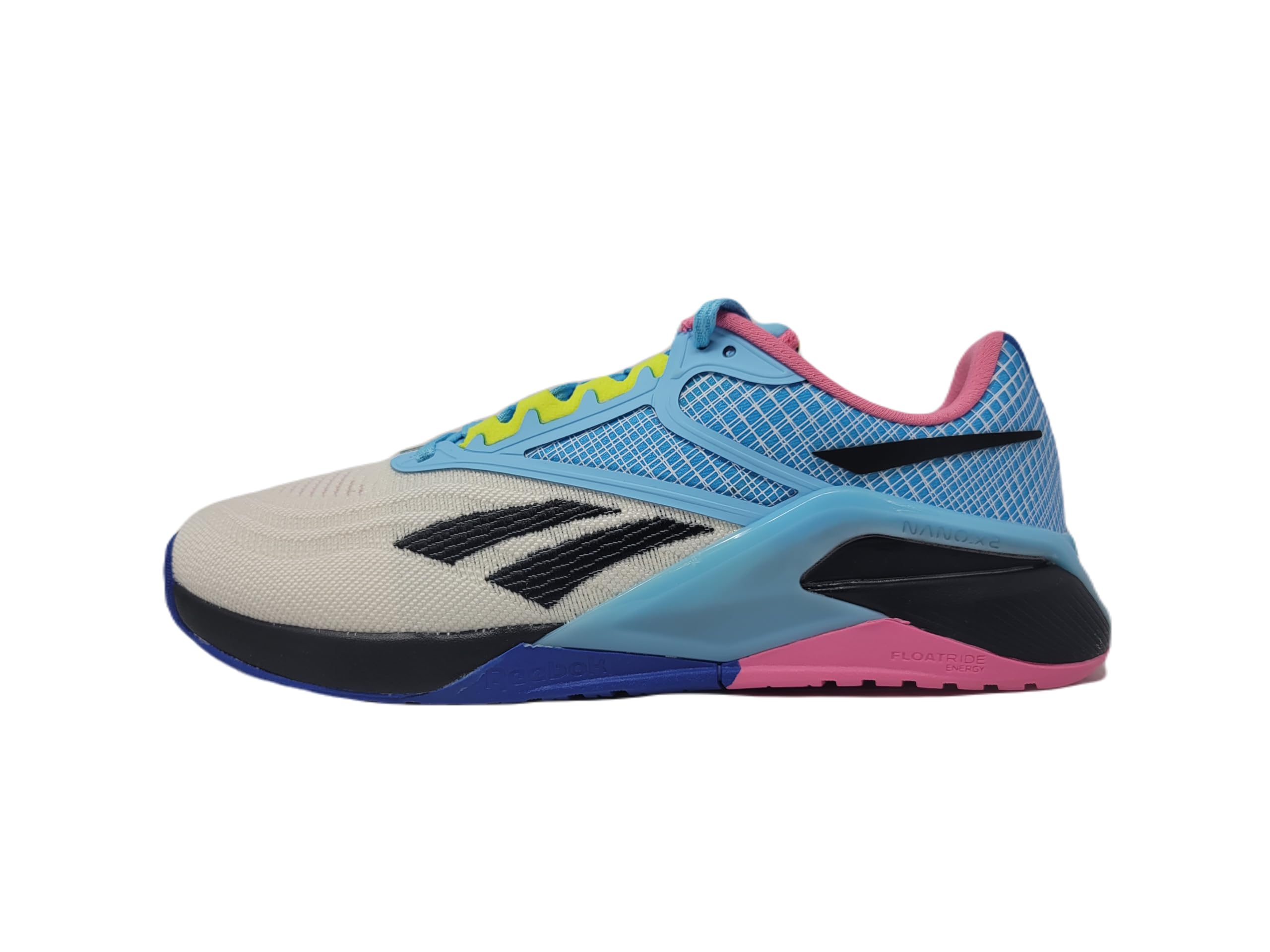 Reebok Women's Nano X2 Cross Training Shoes - Digital Blue/Chalk/True Pink, Size 9.5 US | Gym Workout & Fitness Shoes for Women | CrossFit, Weightlifting & HIIT Training