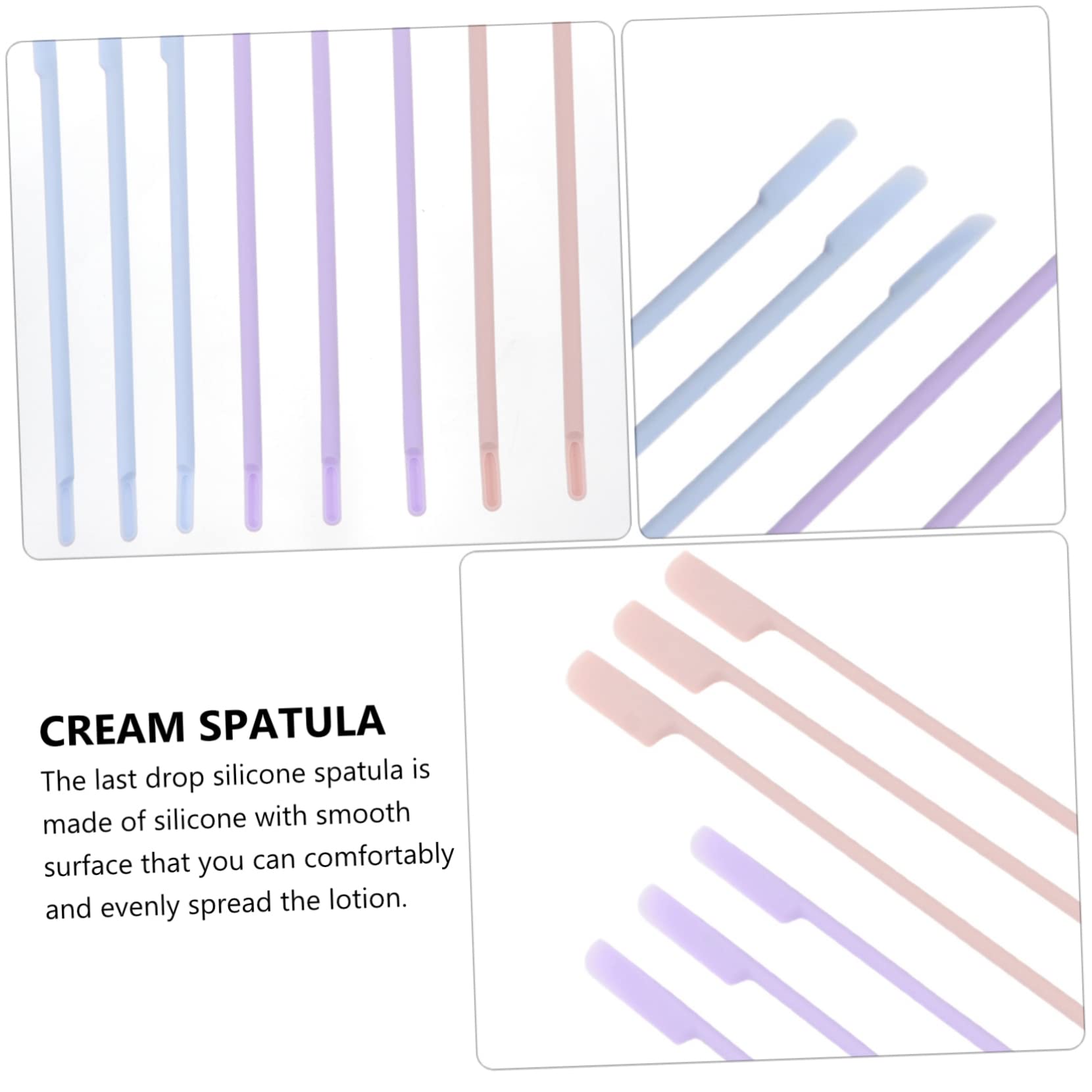 NOLITOY 18-Piece Silicone Spatula Set - 9 Mini Scrapers & 9 Blender Spatulas for Makeup, Lotion, Cosmetics, Lip Gloss & Lipstick Application - Perfect for Beauty Professionals & DIY Skincare
