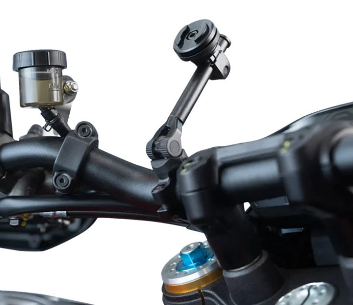 SP Connect Moto Mount 3D - Universal Motorcycle Phone Holder for iPhone & Android - Waterproof & Shockproof Bike Phone Mount - Perfect for Adventure Riding, Commuting & GPS Navigation
