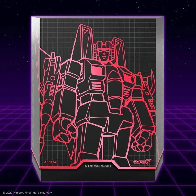 Transformers ULTIMATES! Starscream (G1) Action Figure - Premium Collectible Toy for Fans & Display - Perfect for Gifts, Collections, and Home Decor