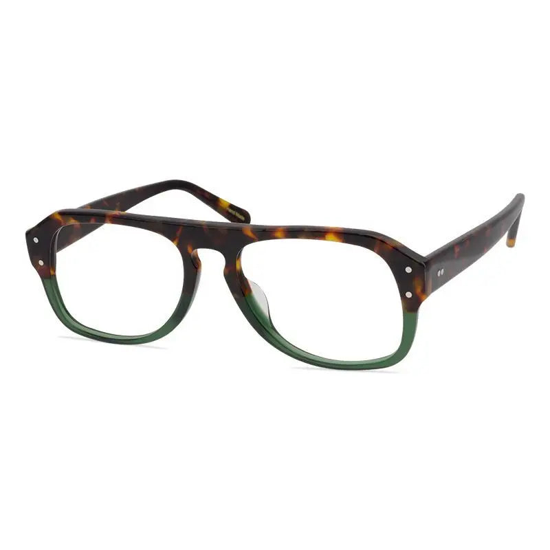 Aimee 9539 Men's Full Rim Square Browline Acetate Eyeglasses - Stylish & Durable Frames for Work, Reading & Everyday Wear