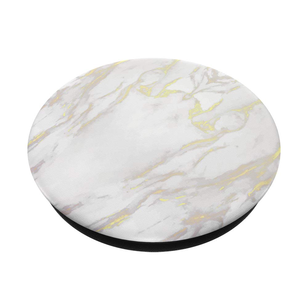 White PopSockets PopGrip: Swappable Phone & Tablet Stand with Strong Grip - Perfect for Selfies, Video Calls, and Hands-Free Viewing