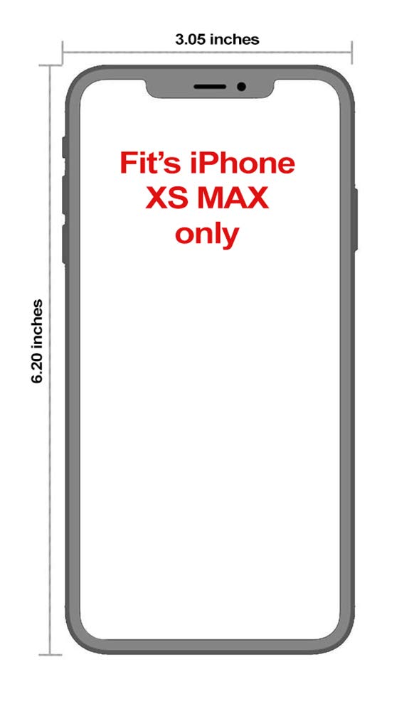 Slim Fit Shockproof Phone Case for Apple iPhone Xs MAX - Durable Protective Cover with Multi-Colored Train Design - Perfect for Everyday Use, Travel & Commuting