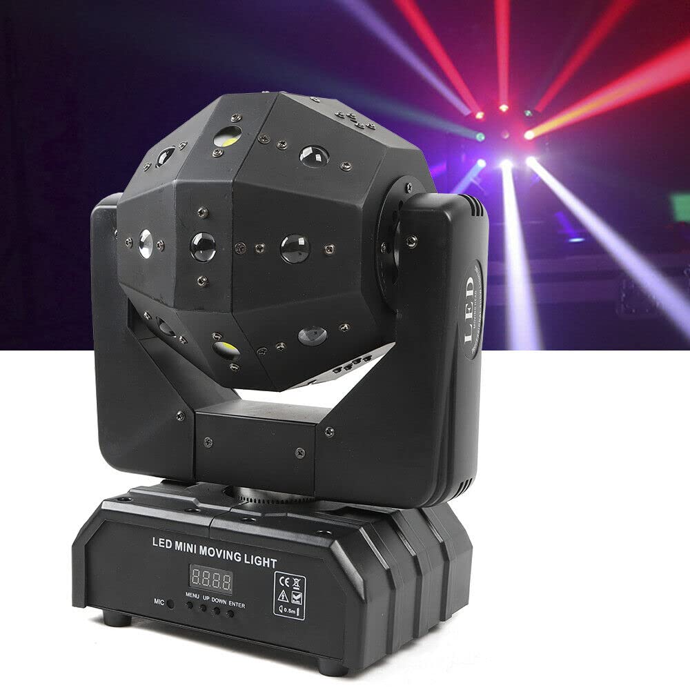 Professional 4-in-1 RGBW DMX LED Moving Head Stage Light - DJ Party Wash Beam Effect Lighting for Concerts, Weddings, KTV, Clubs & Festivals | Perfect for Stage Shows, Nightclubs, and Live Events
