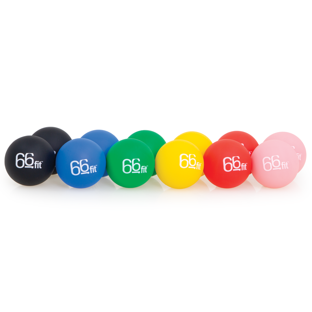 66Fit CrossFit Balls - Set of 12 Mixed Weight Medicine Balls for Strength Training, Gym Workouts & Functional Fitness | Perfect for Home Gym, CrossFit Box & Group Training
