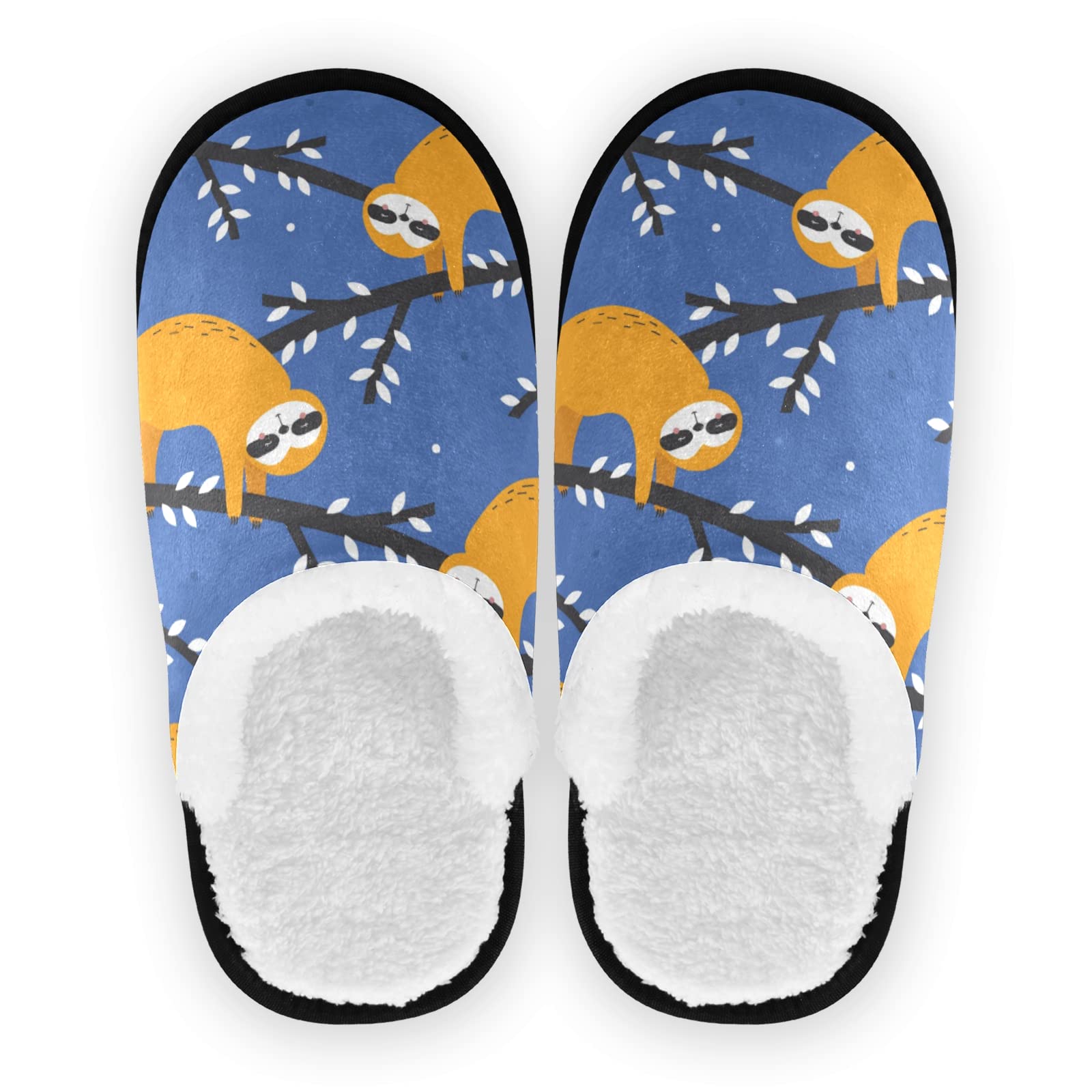 Funny Sloth Slippers for Women & Men - Cozy Plush Fuzzy Lined House Shoes with Sloth Design, Indoor/Outdoor Wear - Perfect for Lounge, Gifts & Relaxation at Home