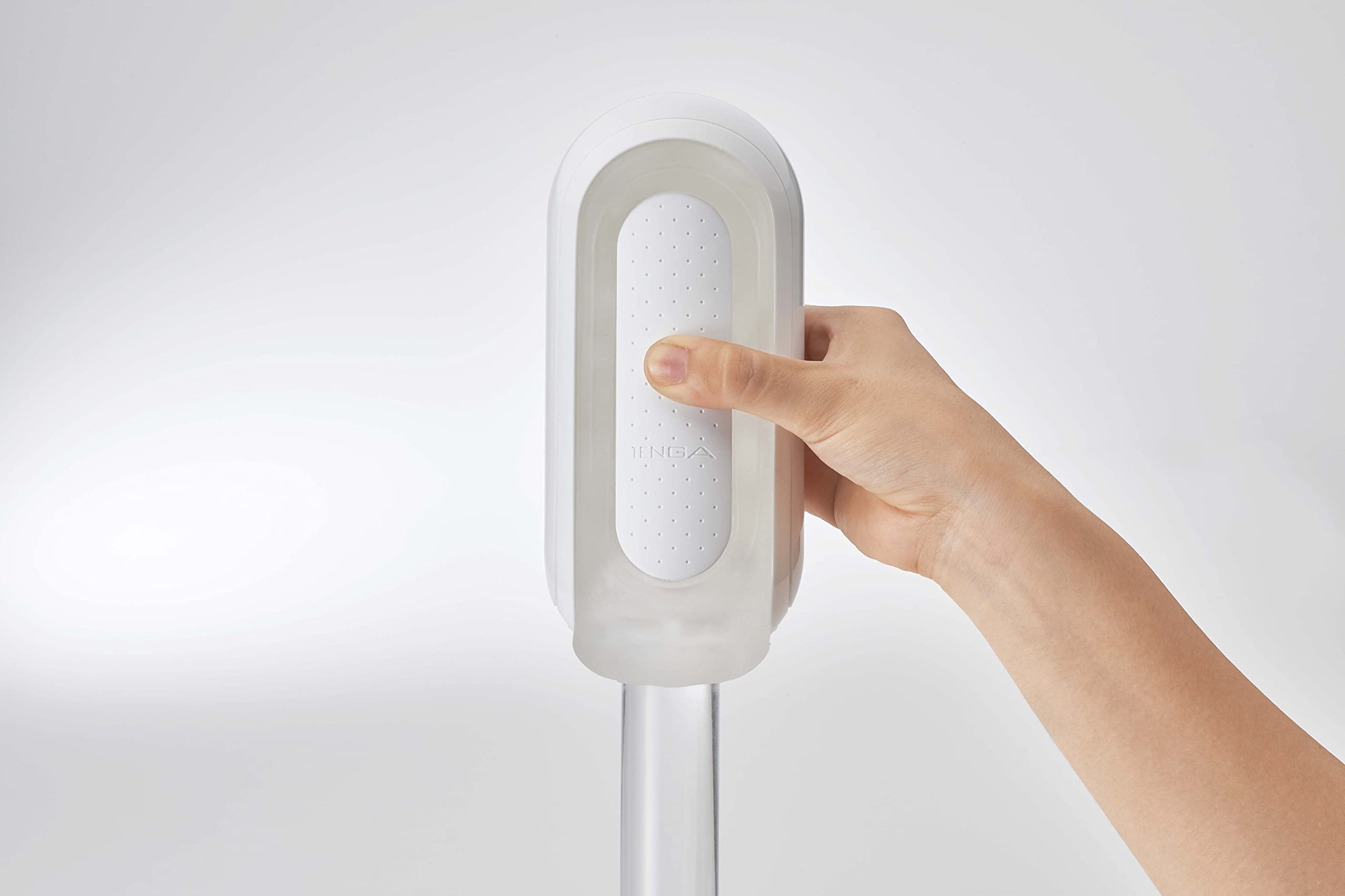 TENGA FLIP 0 (Zero) Reusable Male Masturbator - White Pleasure Cup for Men | Personal Massager & Adult Toy | Perfect for Solo Play & Stress Relief (Model TFZ-001)
