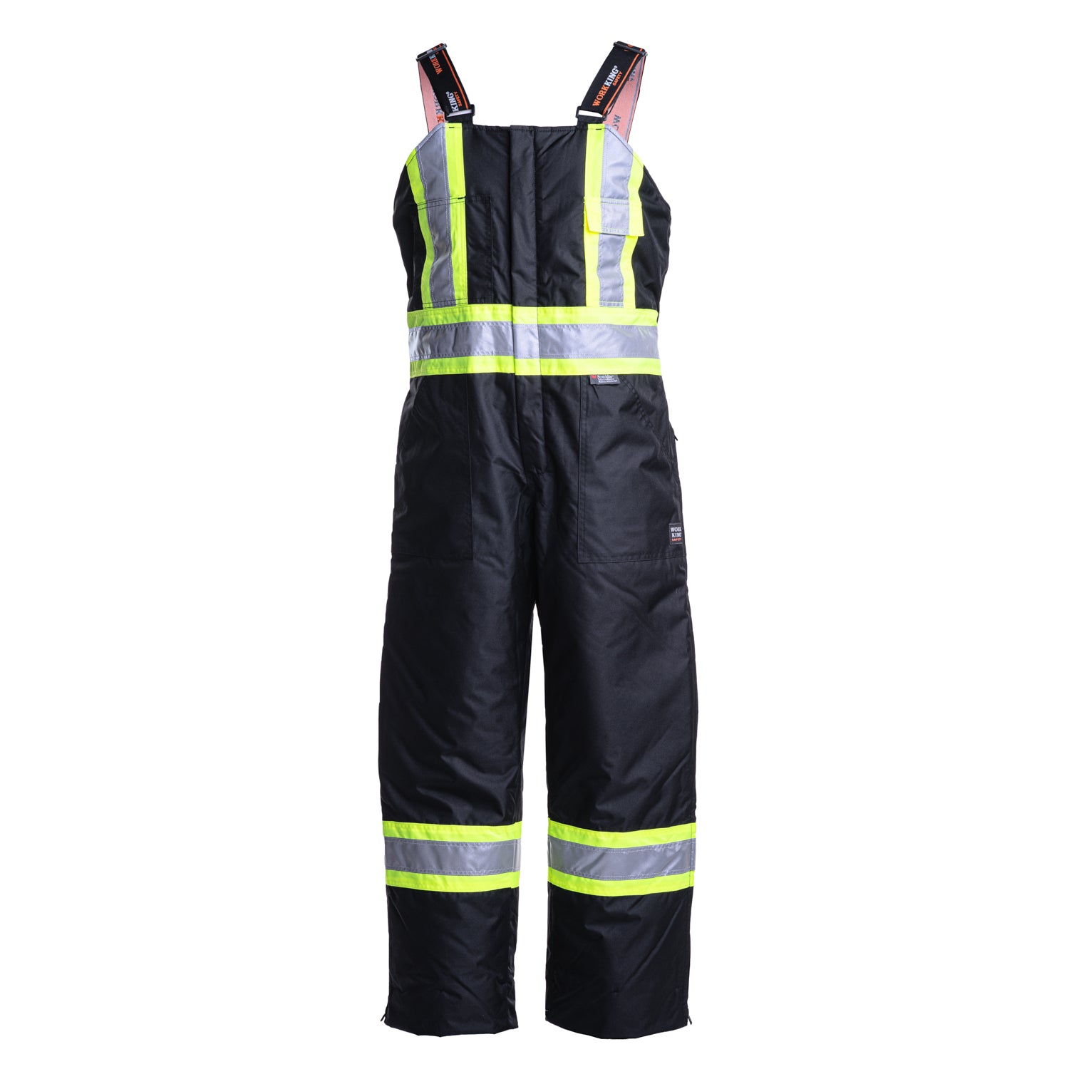 High Visibility Insulated Bib Overalls - S798 - Limited Stock - Ideal for Construction, Road Work & Winter Safety Gear