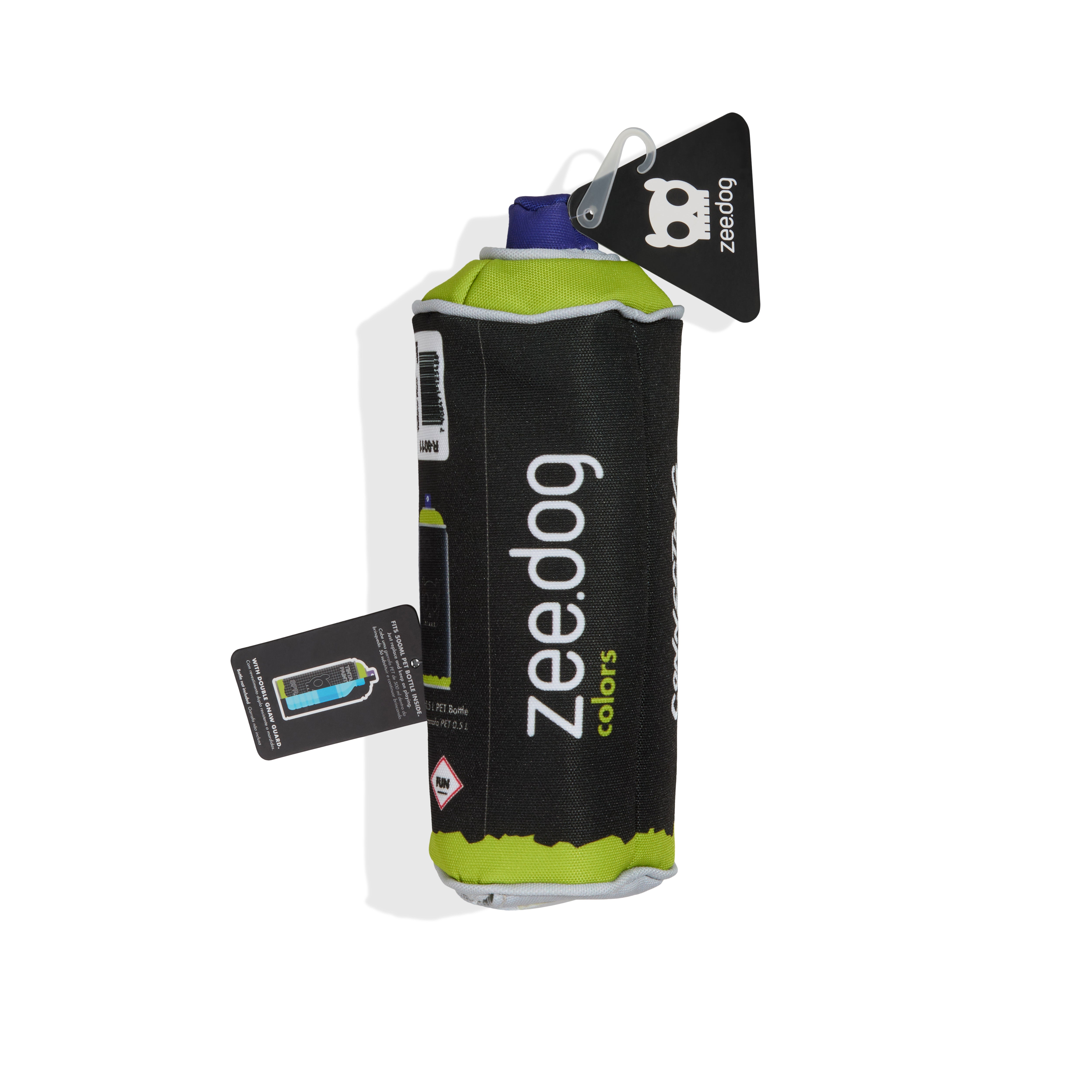 Functional Spray Paint Can Dog Toy - Reusable & Safe Chew Toy for Small & Large Dogs | Durable Fabric Pet Toy for Indoor & Outdoor Play | Zee.Dog