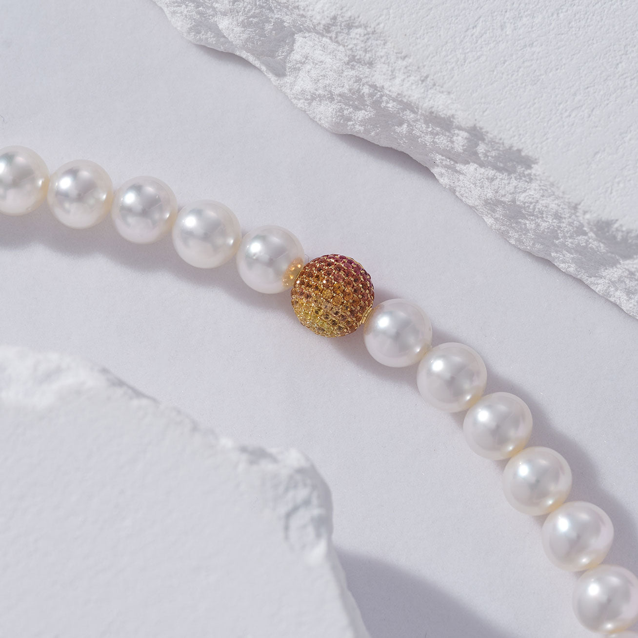 18K Gold 10-13mm Australian White South Sea Pearl Necklace - Luxury Pearl Jewelry for Women, Elegant Bridal Gift & Formal Occasion Accessory