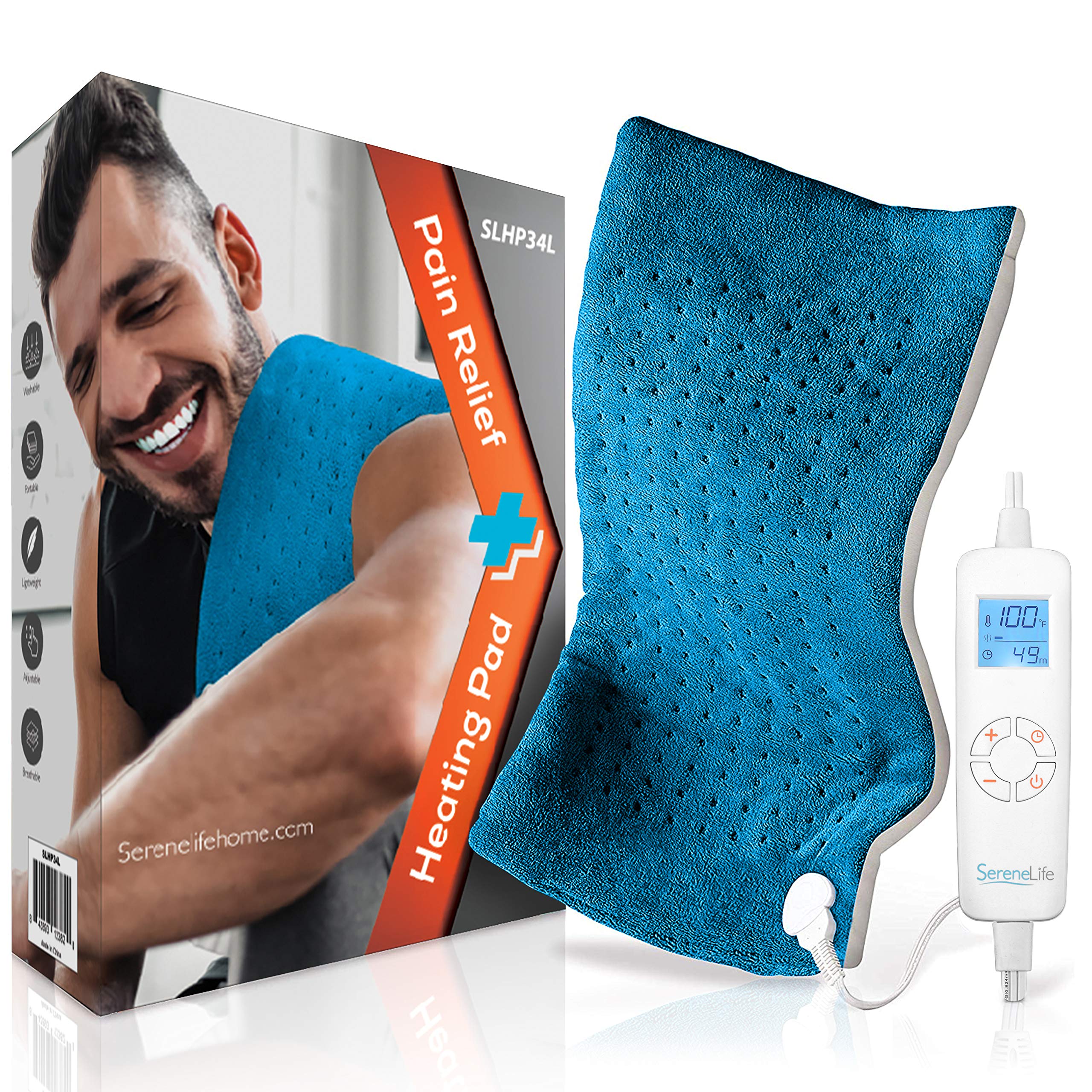 SereneLife Full Body Electric Heating Pad - Large 12