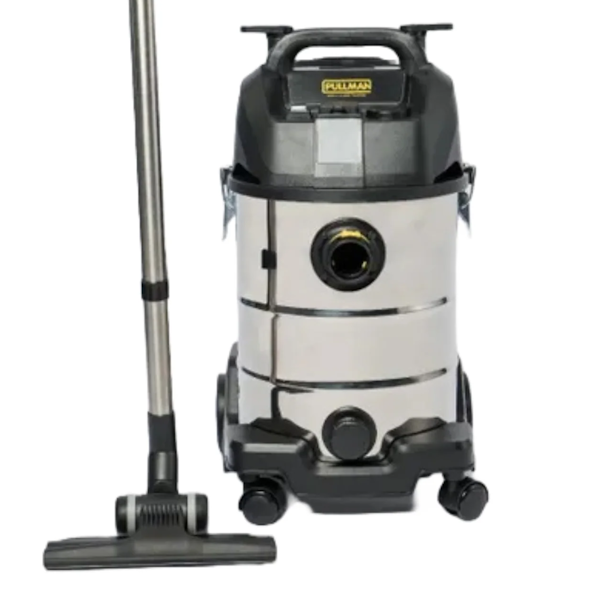 Pullman 30L Wet & Dry Canister Vacuum Cleaner - Powerful Suction for Home, Garage & Workshop Cleaning - Ideal for Hard Floors, Carpets & Liquid Spills