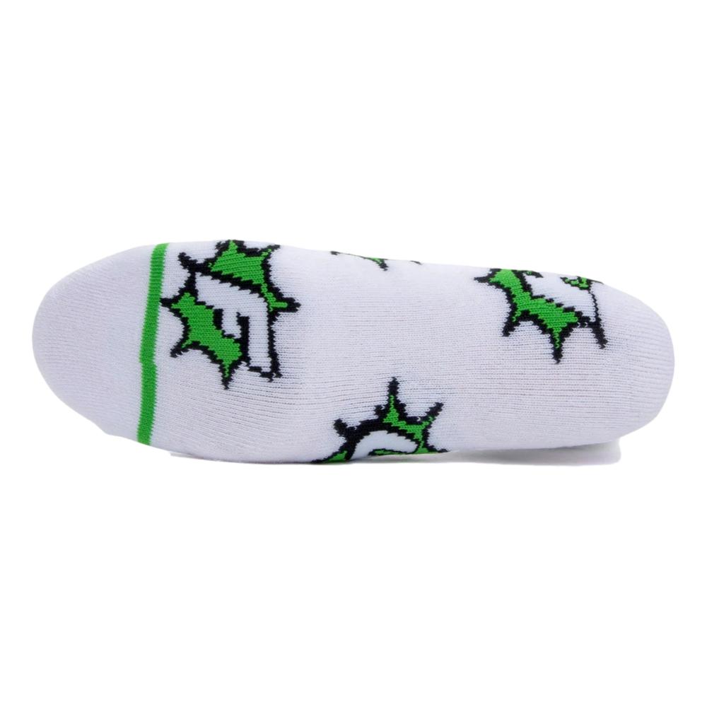 HUF Infinity Jewel Socks White - Stylish & Comfortable Ankle Socks for Men & Women - Perfect for Casual Wear, Sneakers & Street Fashion