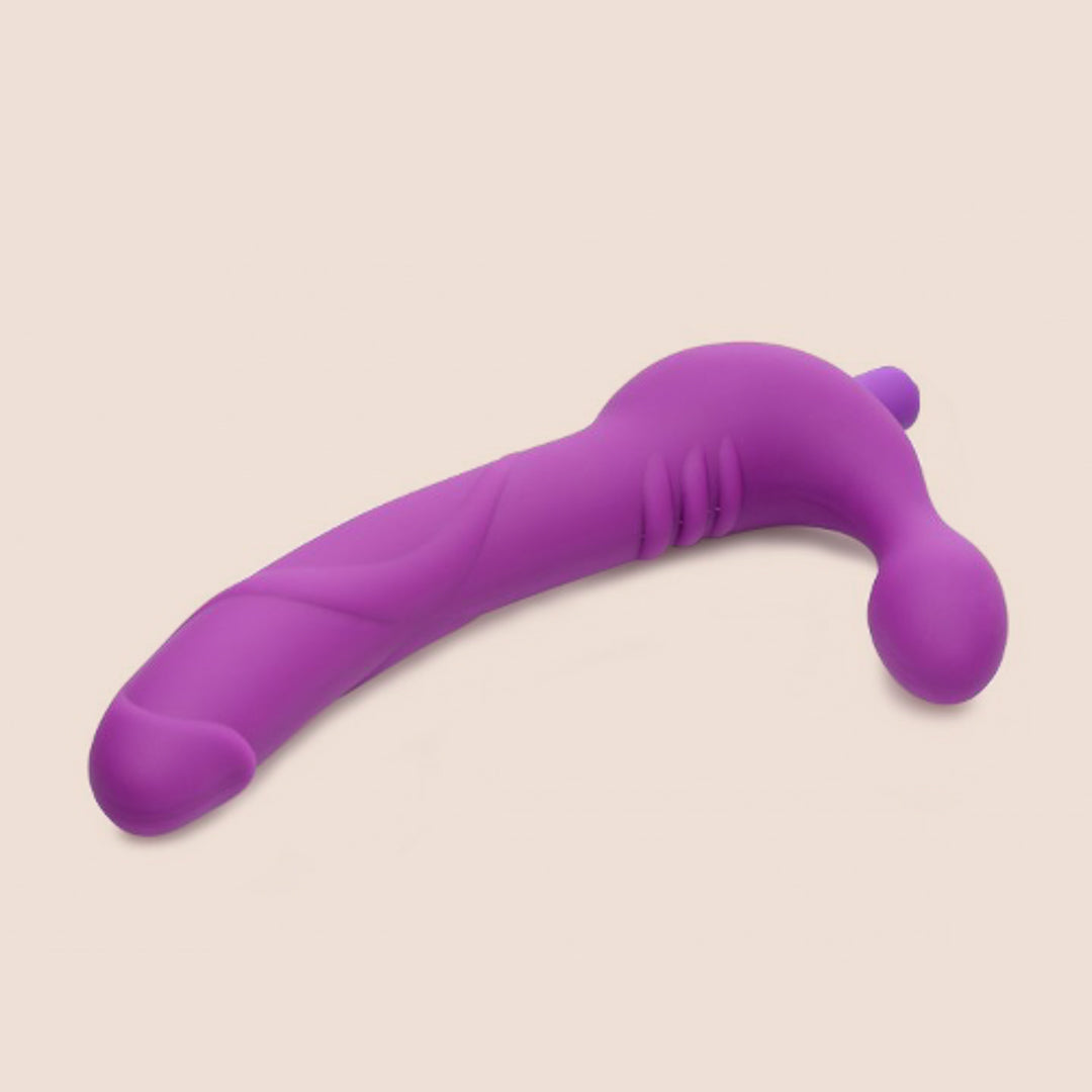Royal Revolver Vibrating Strapless Strap-On Dildo - Hands-Free Pleasure for Couples & Solo Play - Perfect for BDSM, Roleplay & LGBTQ+ Fun