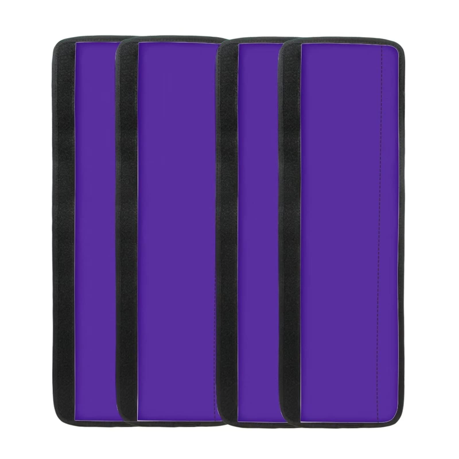 Dreaweet Purple Refrigerator Door Handle Covers - Set of 4 Washable Oven Microwave Fridge Handle Protectors - Eliminate Dirty Handprints - Stylish Kitchen Decor Accessories for Home & Office Appliances